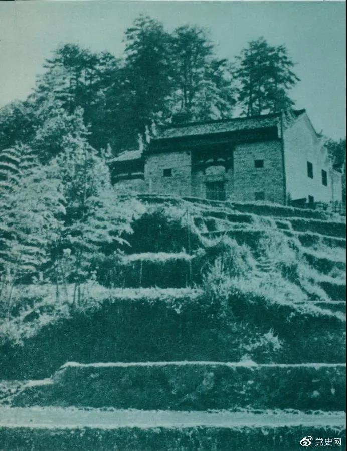 1928年5月，湘贛邊界工農(nóng)兵蘇維埃政府在寧岡茅坪成立。圖為湘贛邊界工農(nóng)兵蘇維埃政府舊址。